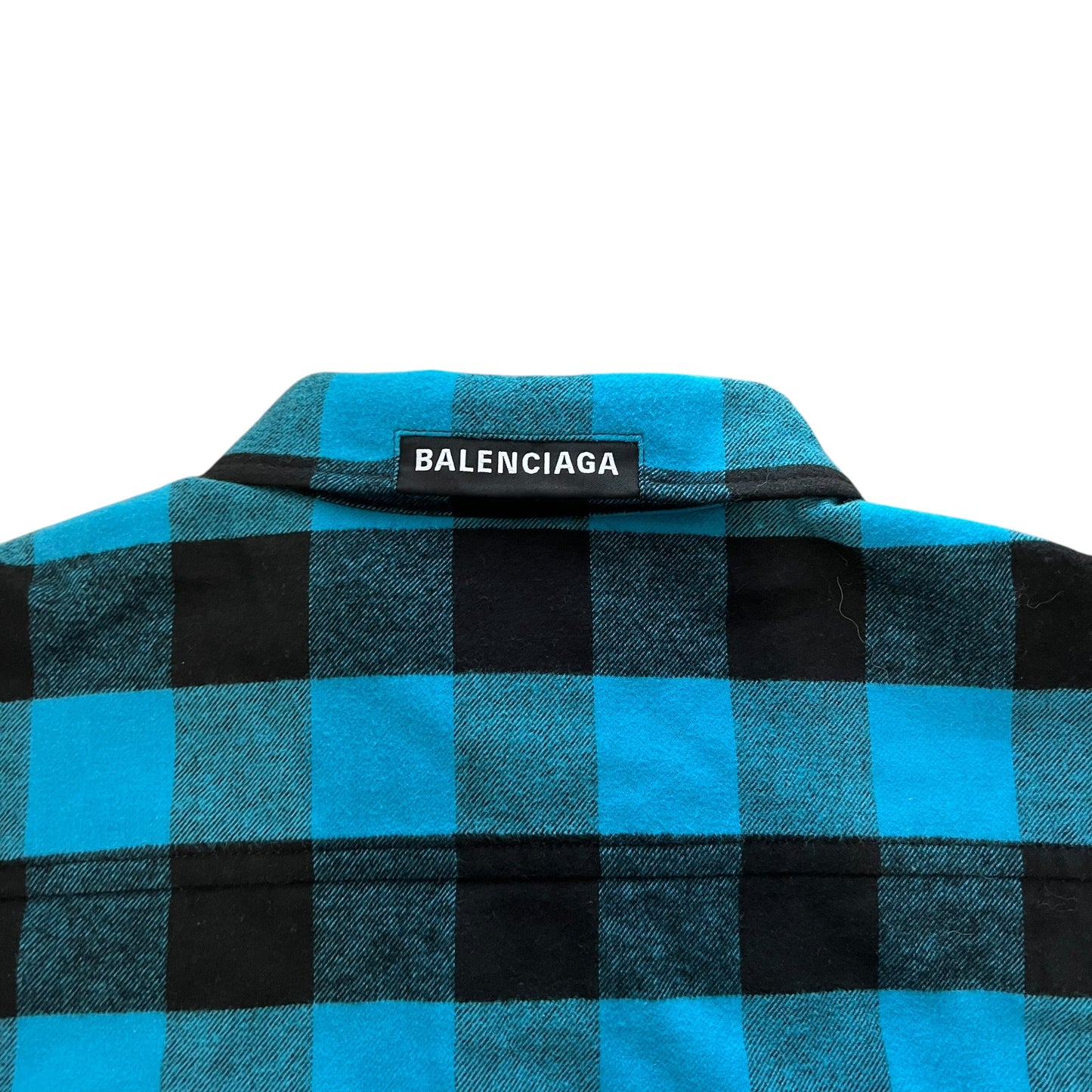BALENCIAGA 2021AW check padded shirts jacket