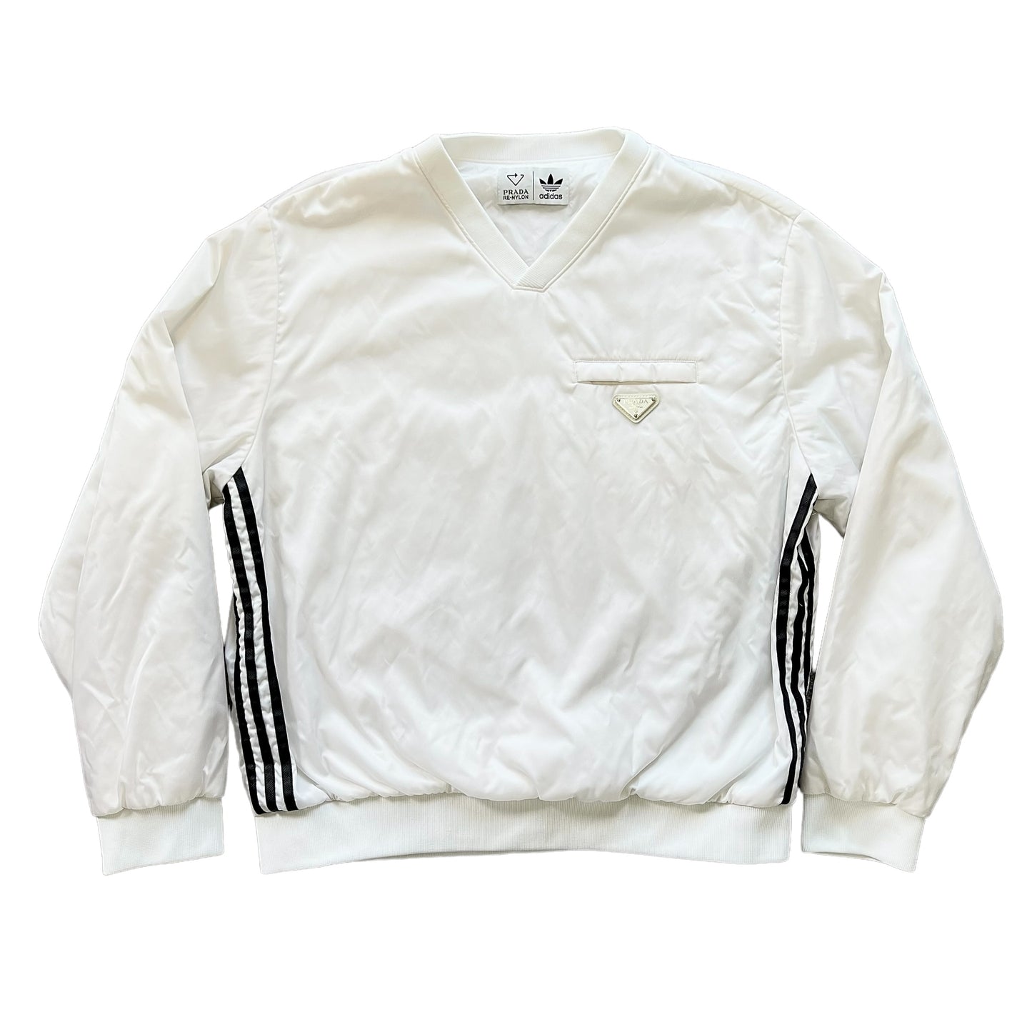Prada x adidas 2022SS Re-Nylon Sweatshirt - white