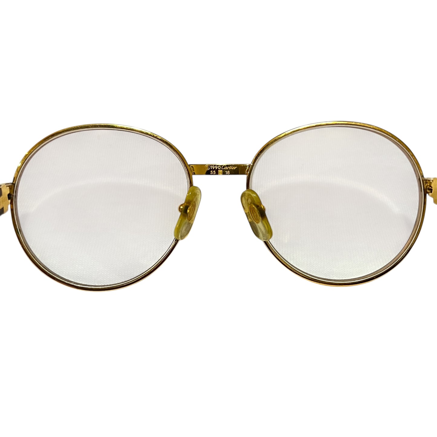CARTIER VINTAGE WOOD GOLD GLASSES