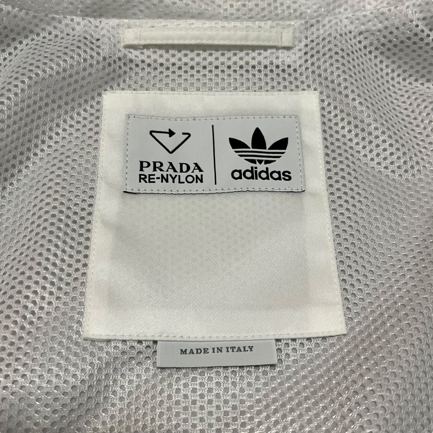 PRADA × ADIDAS 2022SS RE-NYLON TRACK HOODED JACKET WHITE