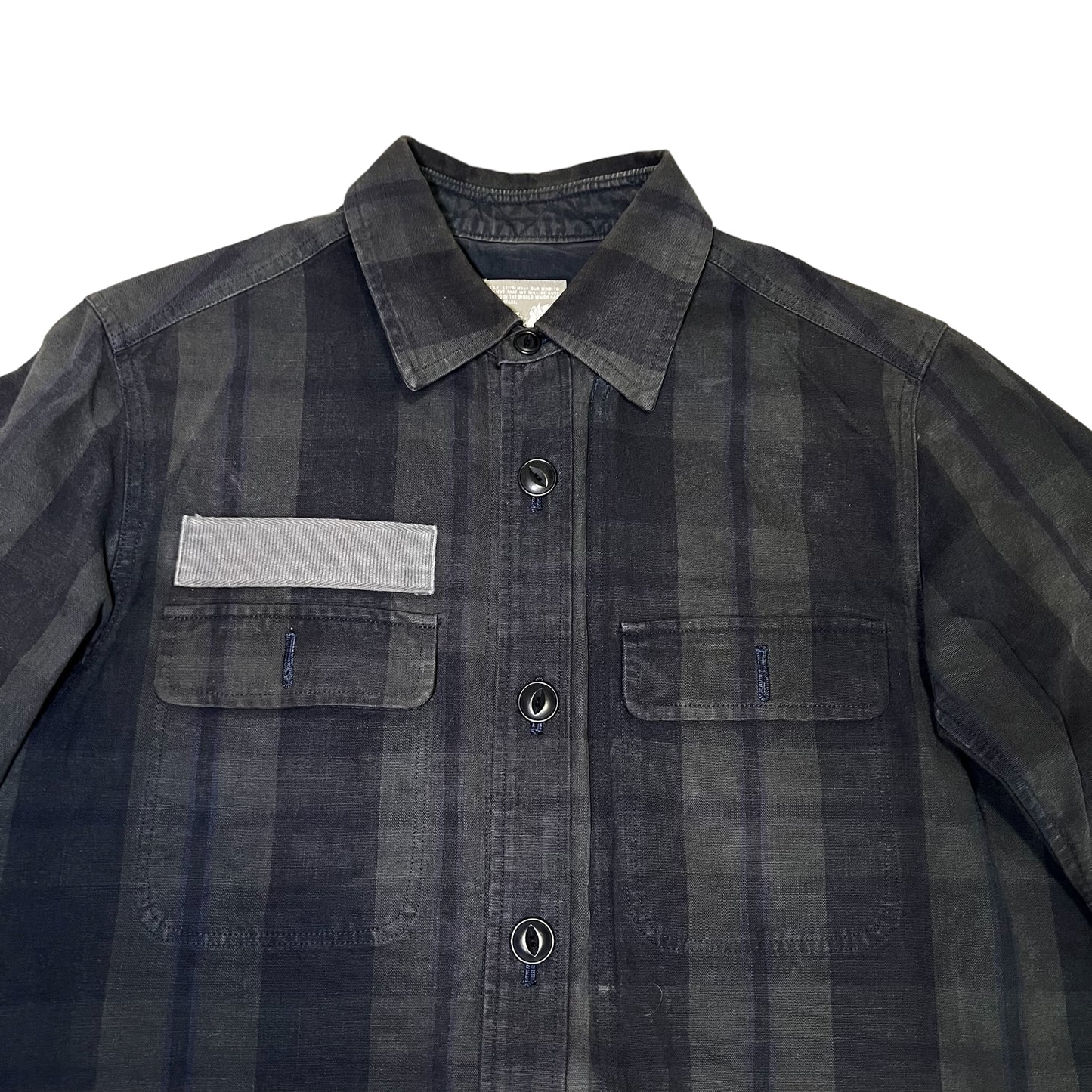 GENERAL RESEARCH 2000AW BLOCK CHECK ZIP-UP JACKET