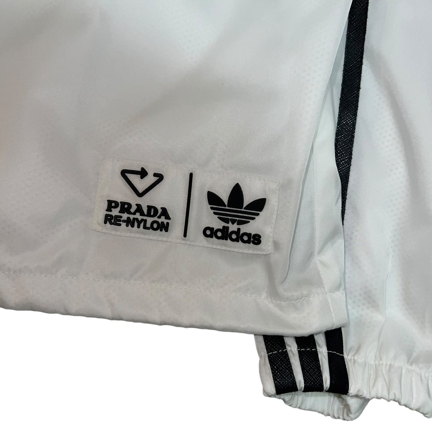 PRADA × ADIDAS 2022SS RE-NYLON TRACK HOODED JACKET WHITE