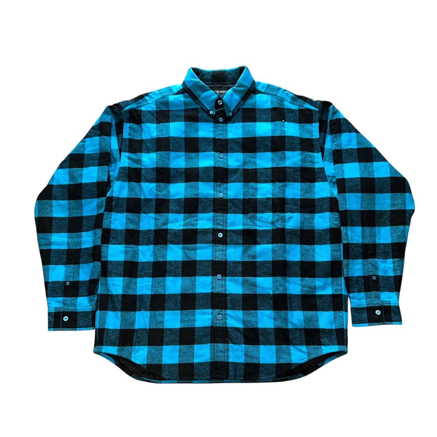 BALENCIAGA 2021AW check padded shirts jacket