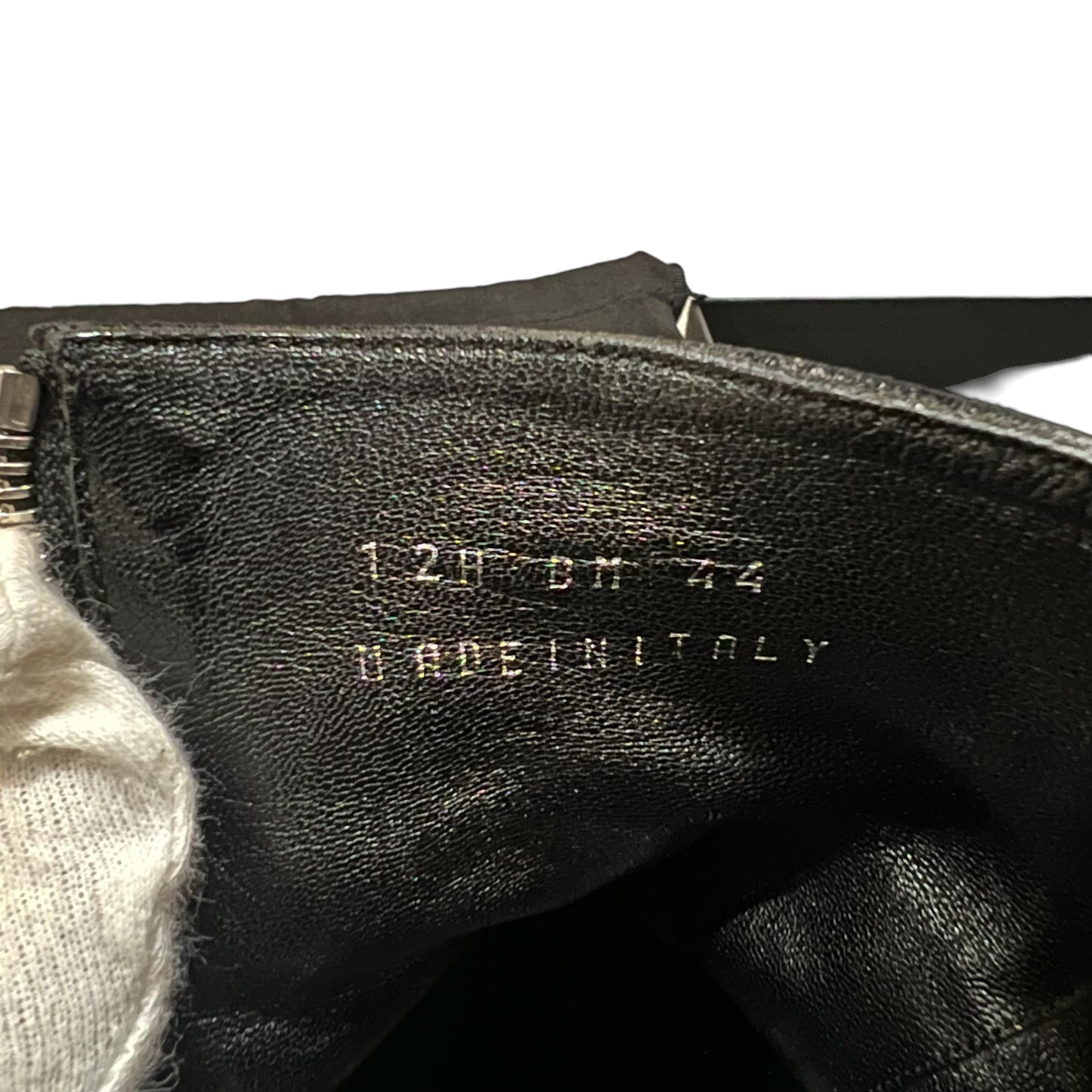 Dior Homme Calfskin Side zip boots from Hedi Slimanes AW04 "Victim Of The Crime" collection
