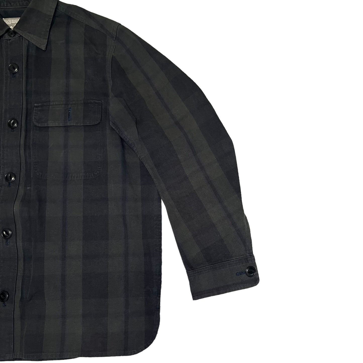 GENERAL RESEARCH 2000AW BLOCK CHECK ZIP-UP JACKET