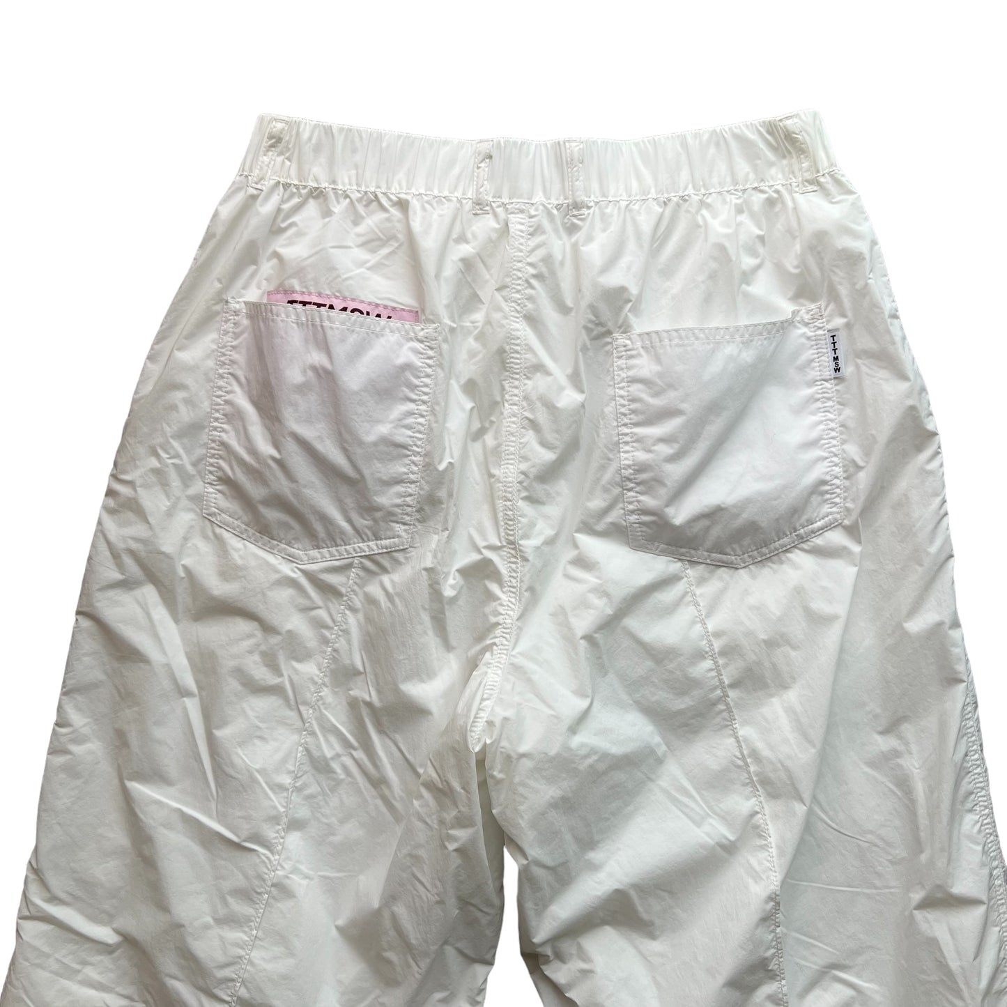 TTT MSW White Nylon Pants