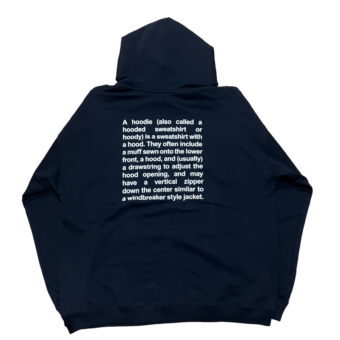 vetements 16SS Lettering Oversized Pullover Hoodie