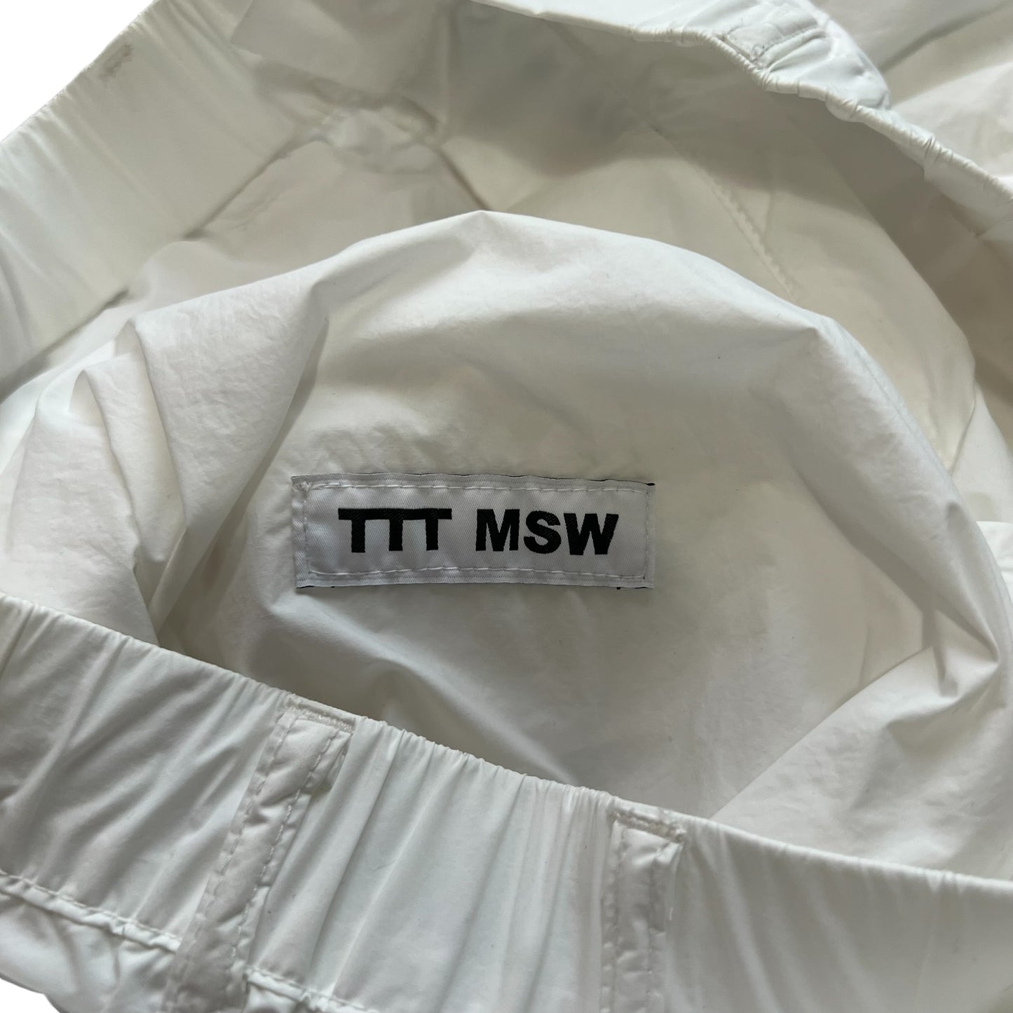 TTT MSW White Nylon Pants