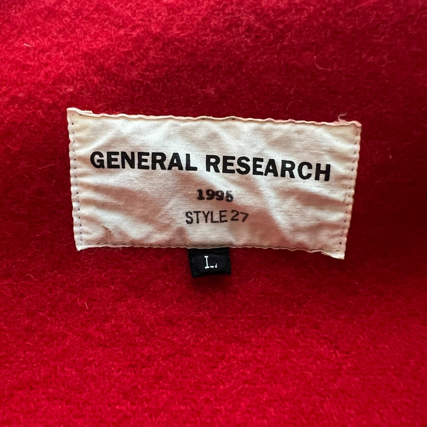 GENERAL RESEARCH 1995AW “THE FIRST" Parasite Fishing Jacket