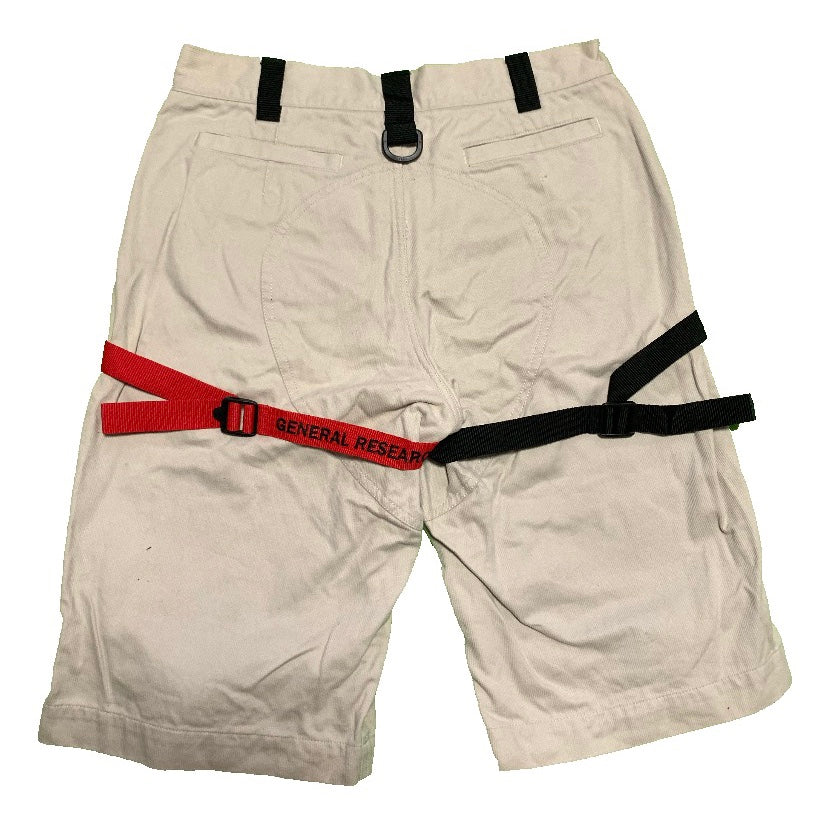GENERAL RESEARCH 1996SS BONDAGE STRIPES SHORTS