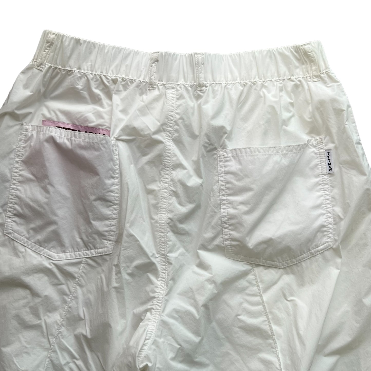 TTT MSW White Nylon Pants