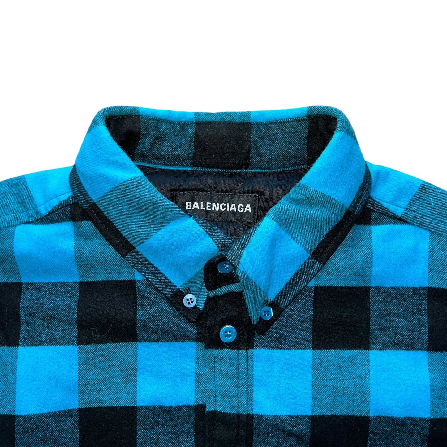 BALENCIAGA 2021AW check padded shirts jacket