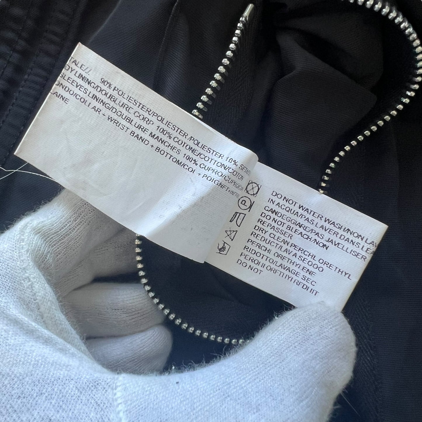 RICK OWENS 2016AW RAGLAN BOMBER MA−1 JACKET