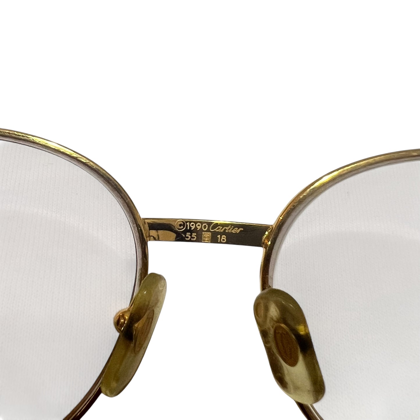 CARTIER VINTAGE WOOD GOLD GLASSES