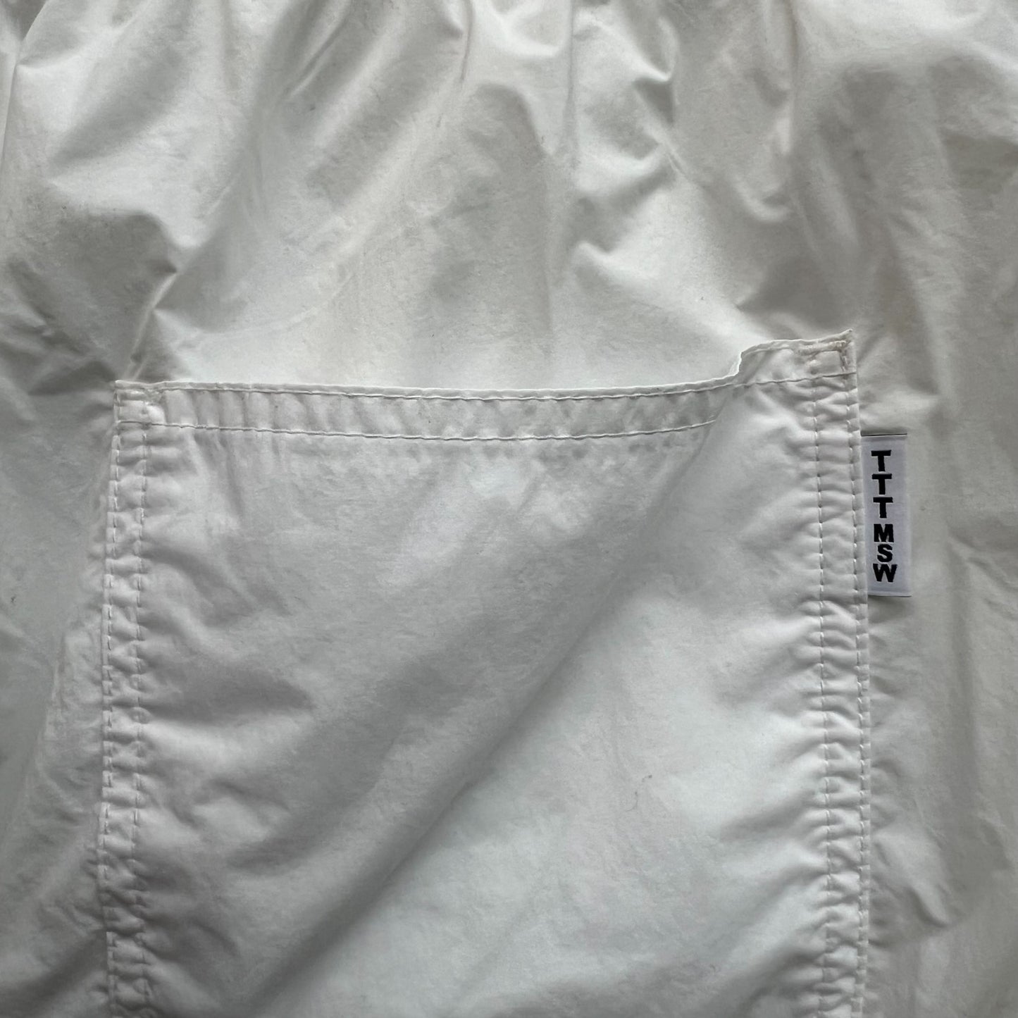 TTT MSW White Nylon Pants