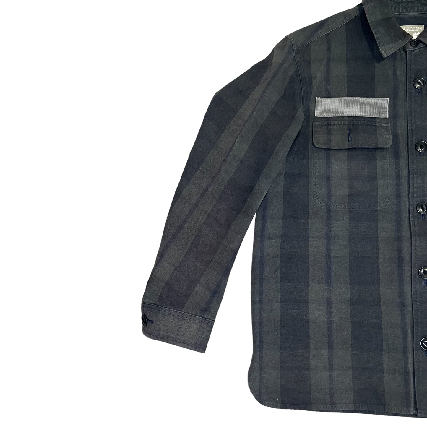 GENERAL RESEARCH 2000AW BLOCK CHECK ZIP-UP JACKET