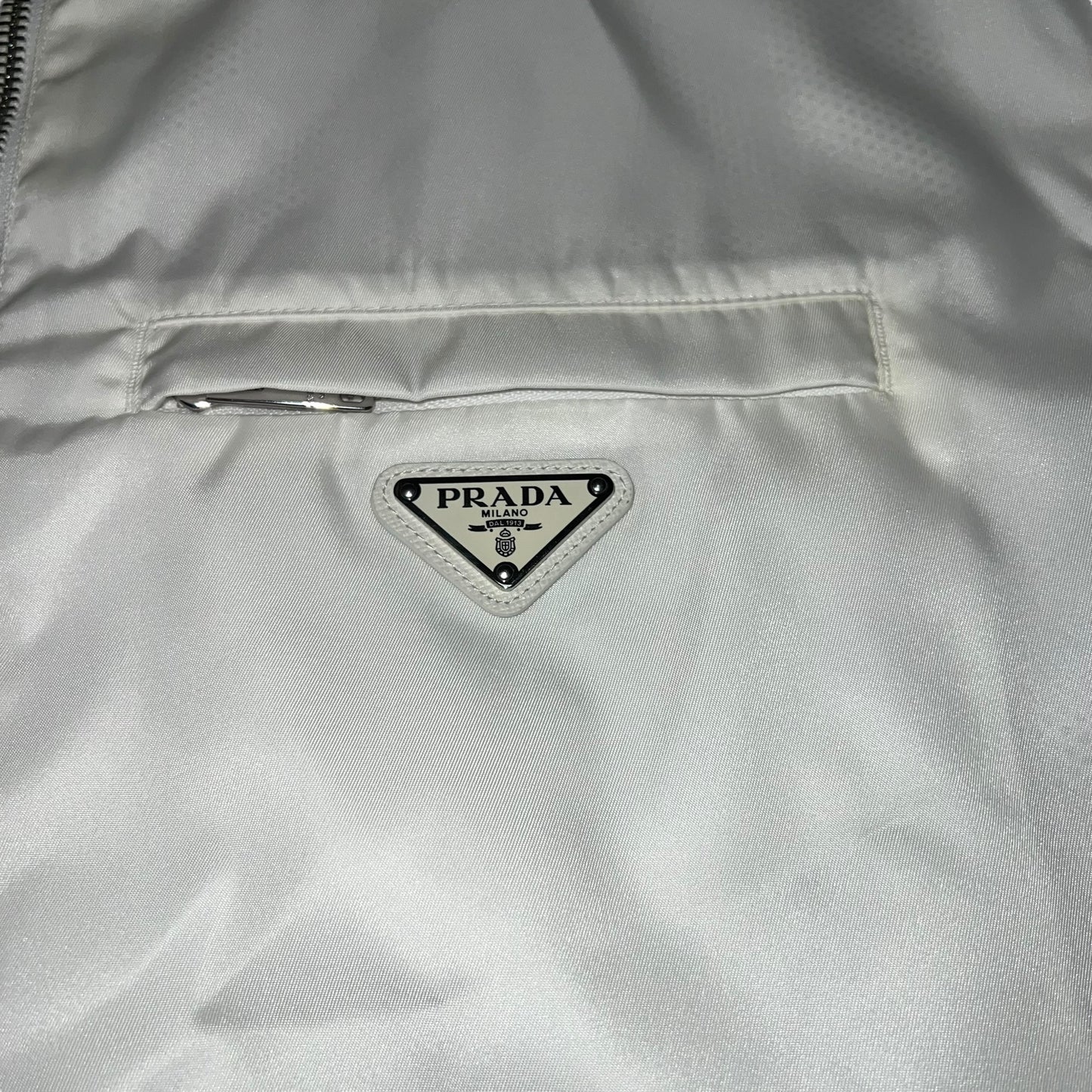 PRADA × ADIDAS 2022SS RE-NYLON TRACK HOODED JACKET WHITE