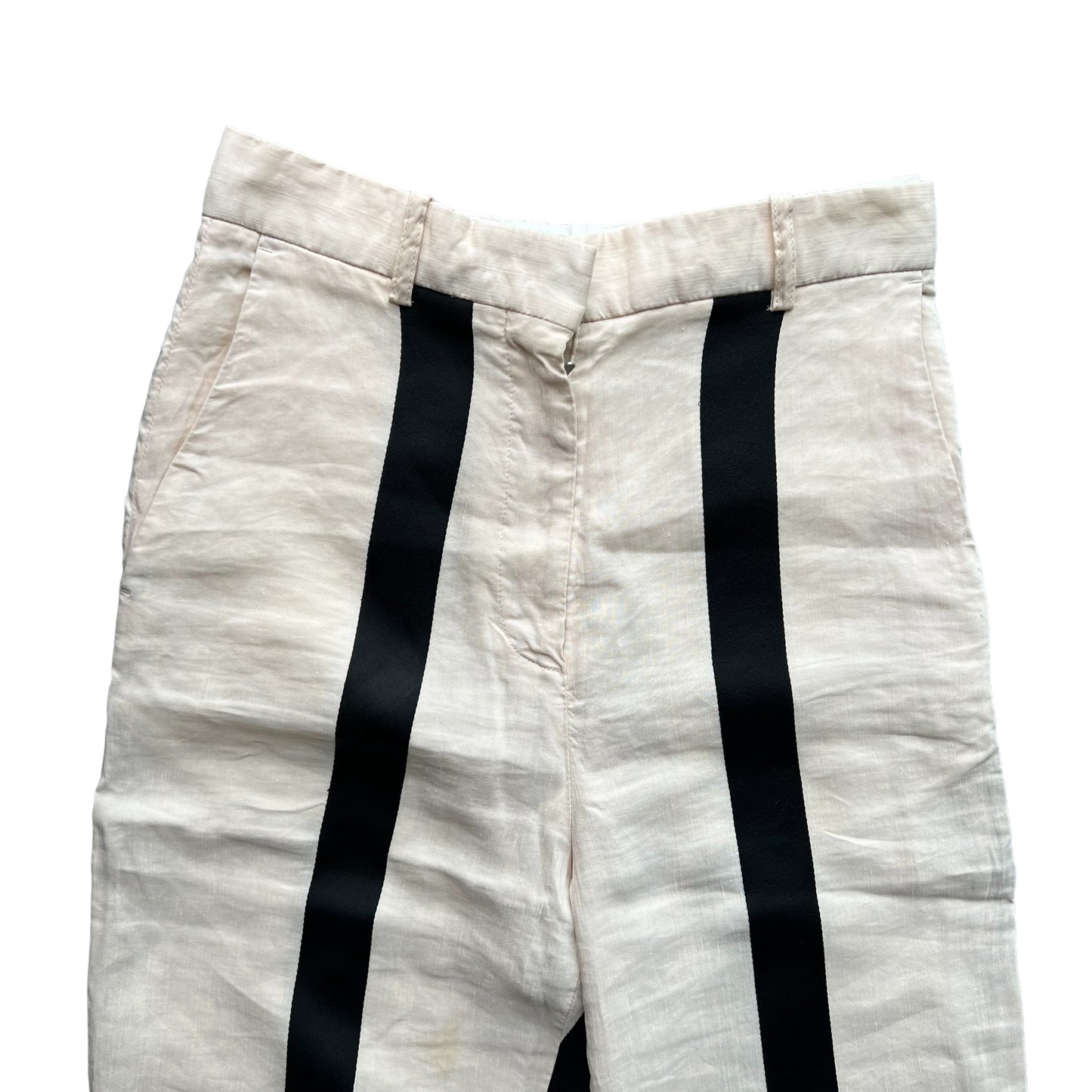 ACNE STUDIOS Black Stripe Trousers