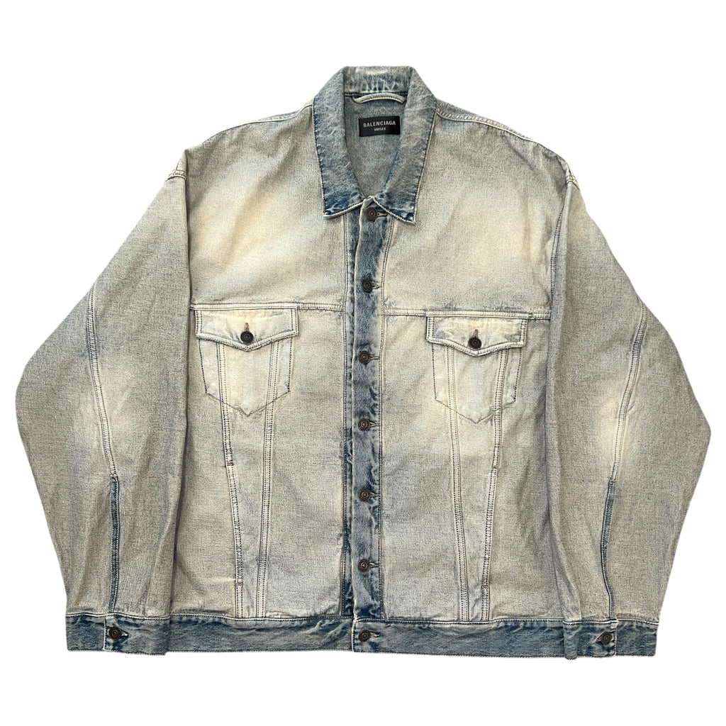 BALENCIAGA 2024SS Inside-out Oversized Denim Jacket