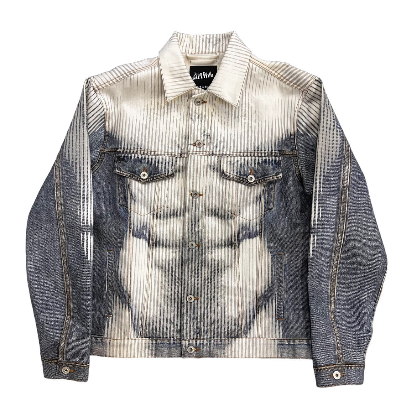 Y/PROJECT × JEAN PAUL GAULTIER 22AW trompe l'oeil Denim jacket