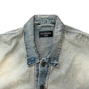 BALENCIAGA 2024SS Inside-out Oversized Denim Jacket
