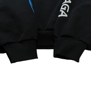 BALENCIAGA 2024SS Distressed Surfer Maxi Logo Hoodie