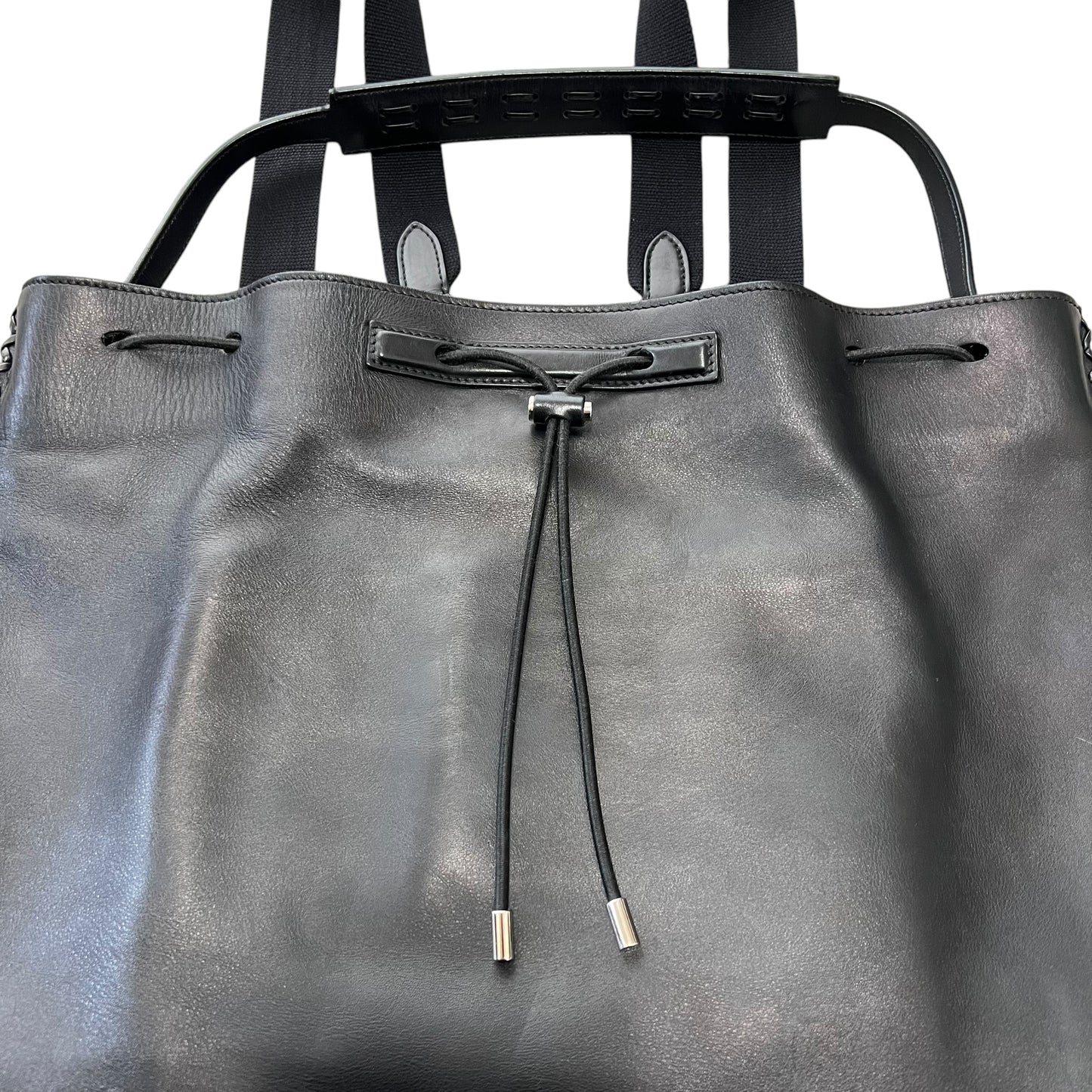 THE ROW Black  Leather 2Way Backpack Tote Bag