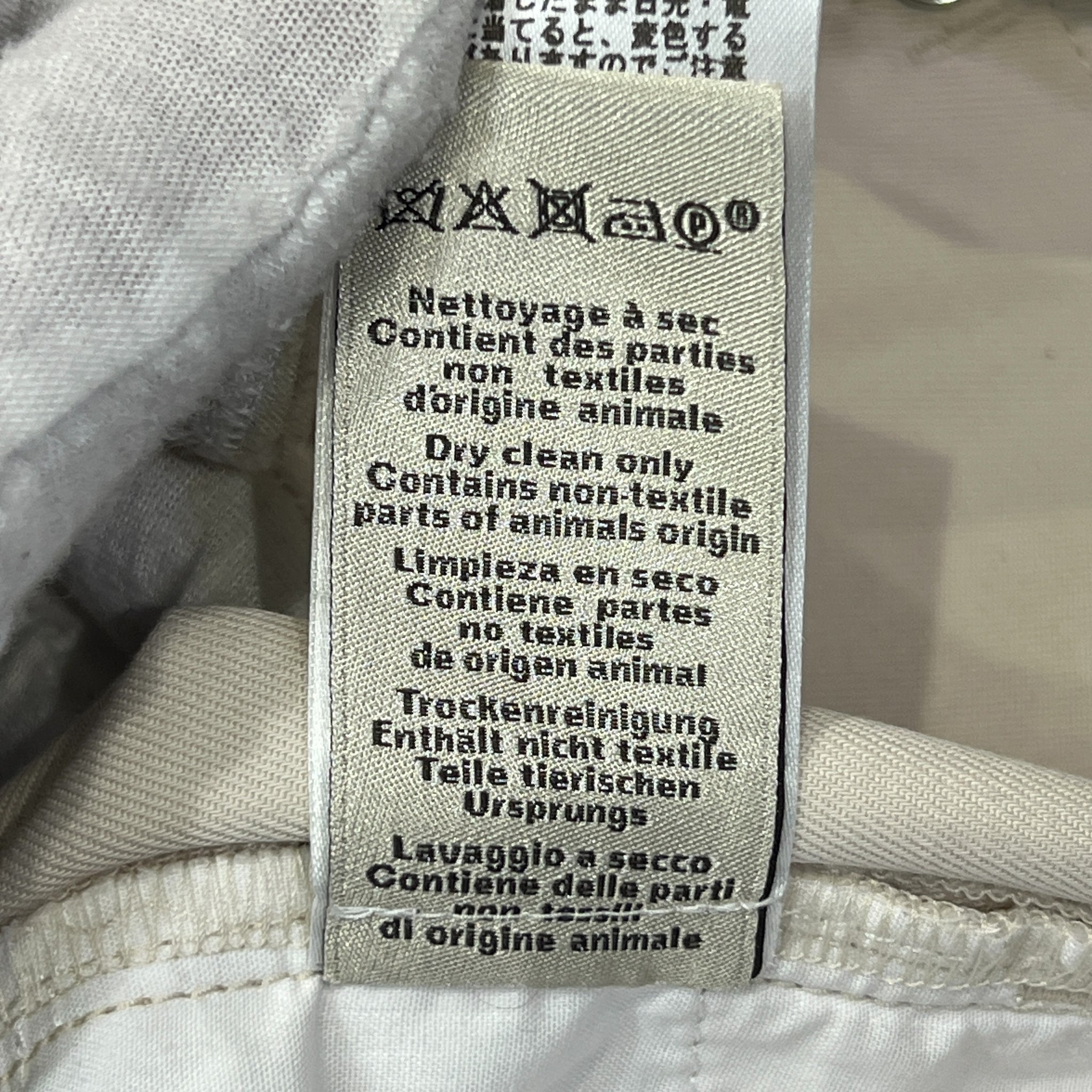 HERMES Trompe-l'oeil Back Pocket Cotton Pants