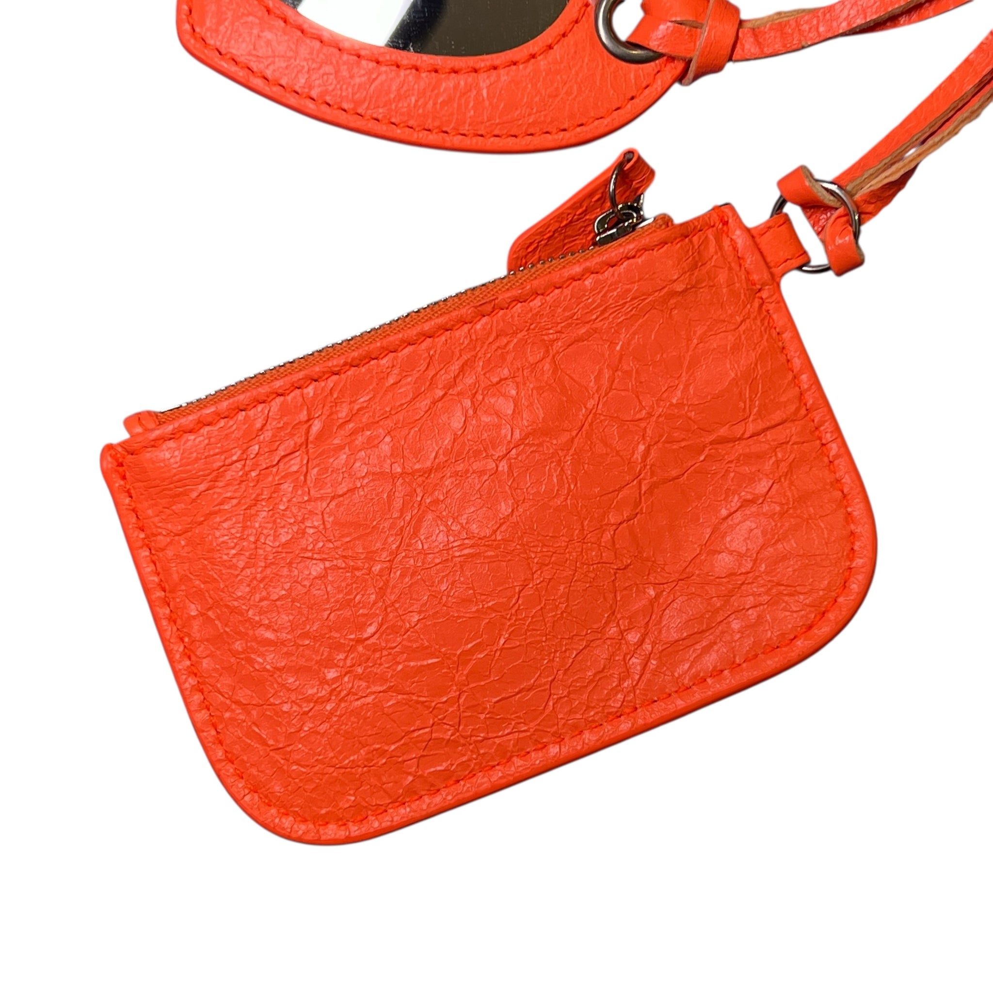 BALENCIAGA 2023SS Le Cagole Shoulder Bag XS Arena Lamb Neon Orange