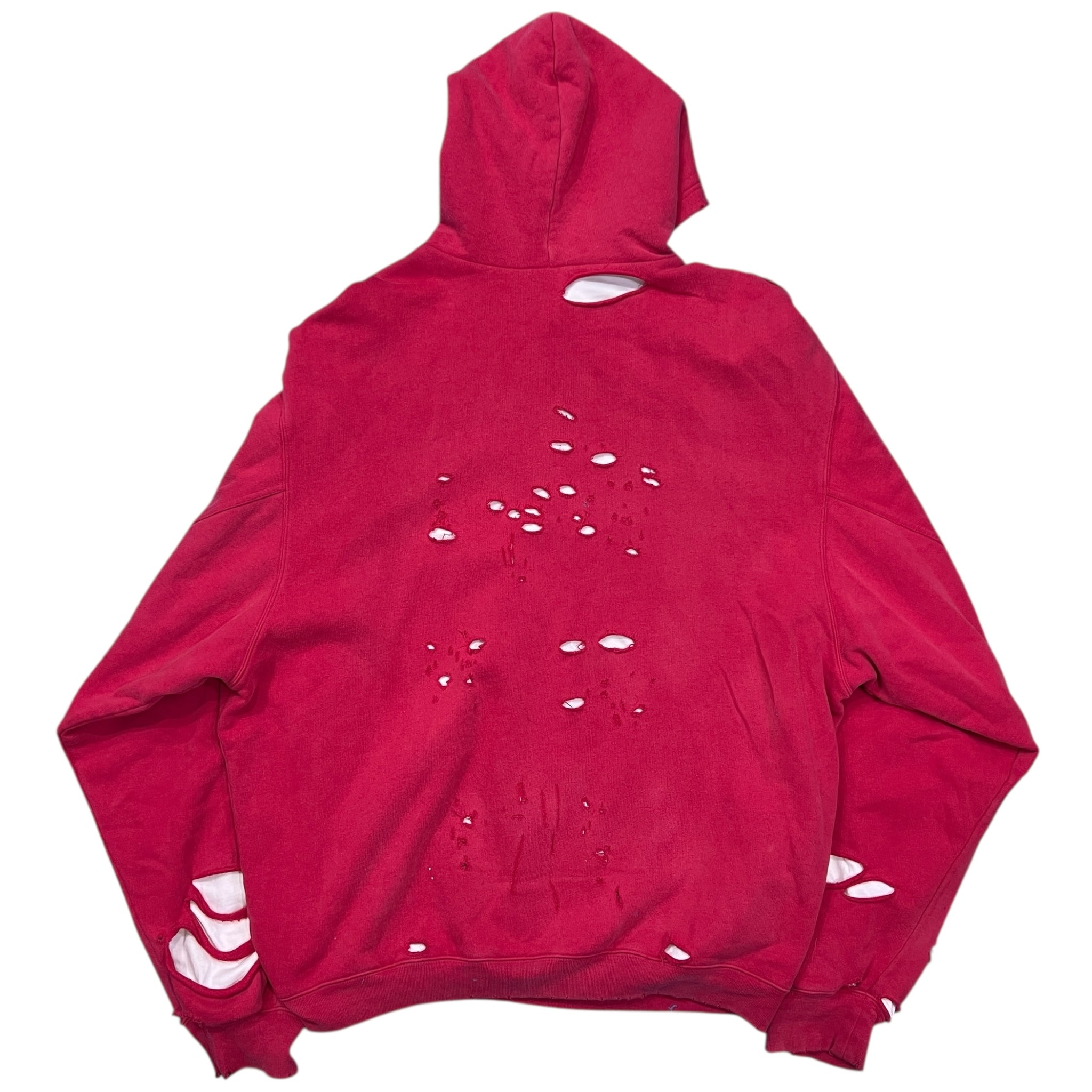 BALENCIAGA 2021 Summer Look36 Destroyed Hoodie