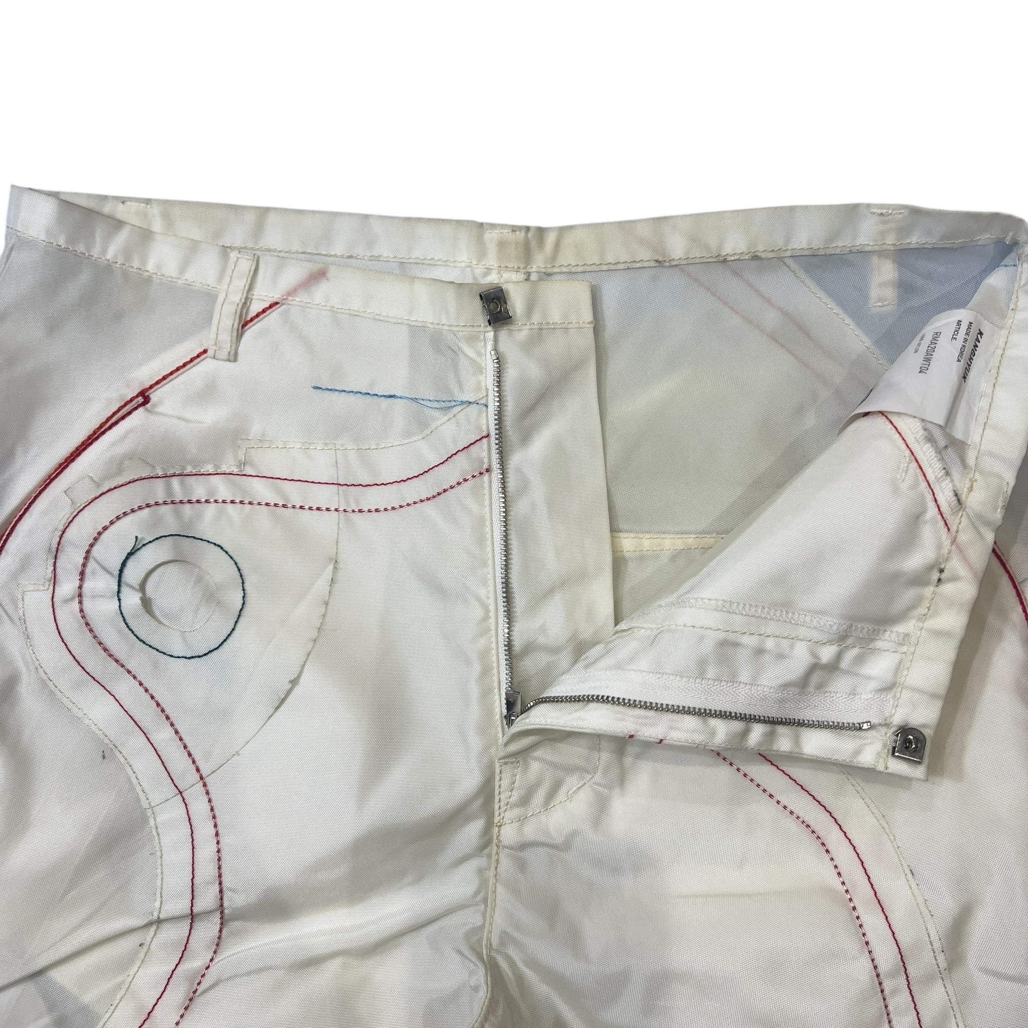 KANGHYUK 2020AW Icon Airbag Nylon Flare Trousers