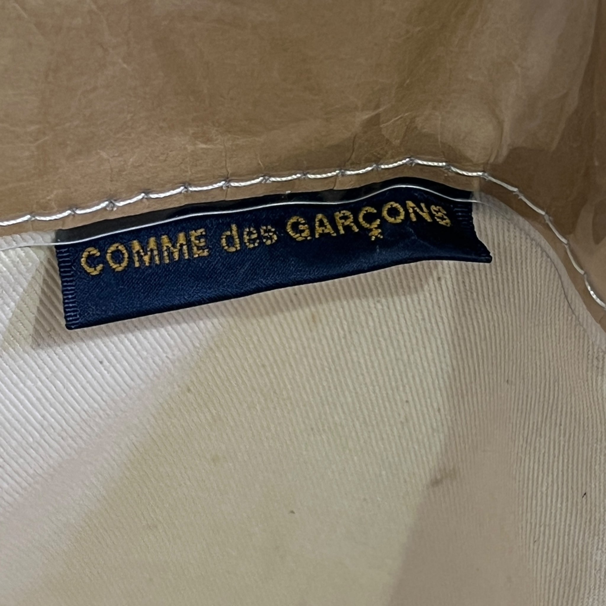 COMME des GARCONS PVC PU Vinyl Tote Bag