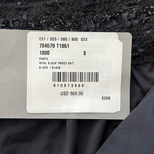 BALENCIAGA 2022AW DEMNA GVASALIA Textured Tweed Knit Baggy Pants LOOK PHOTO 28