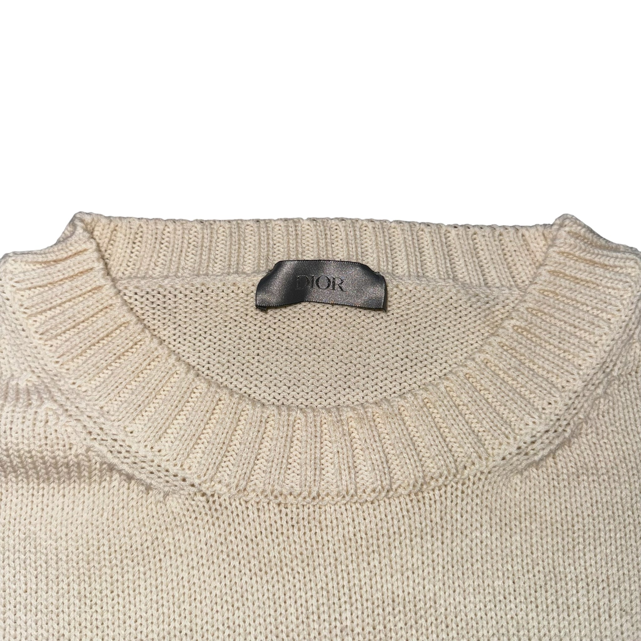 DIOR KIM JONES 22AW ×TRAVIS SCOTT 
CACTUS JACK ECLU KNIT SWEATER