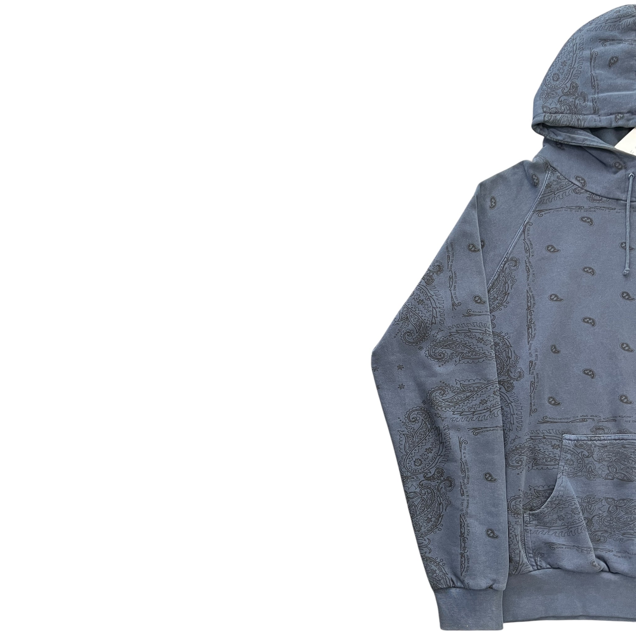 RAF SIMONS 2004AW WAVES Paisley Pullover Hoodie