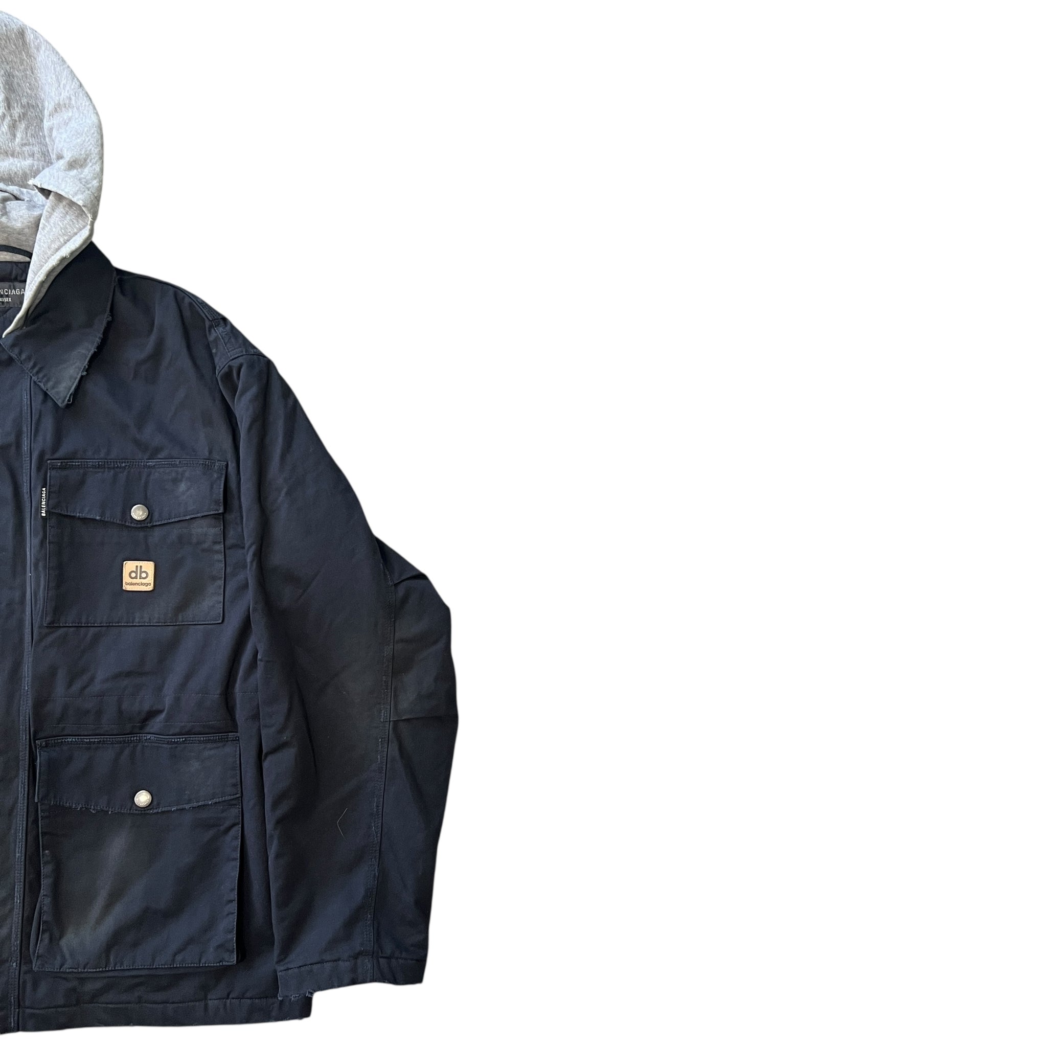 BALENCIAGA 2023AW DOUBLE B Work Parka Blouson