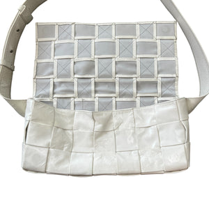 BOTTEGA VENETA CASSETE Paper Calfskin Leather Shoulder Bag