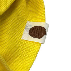 A Bathing Ape Yellow Floral Camo Full Zip Hoodie BAPE
