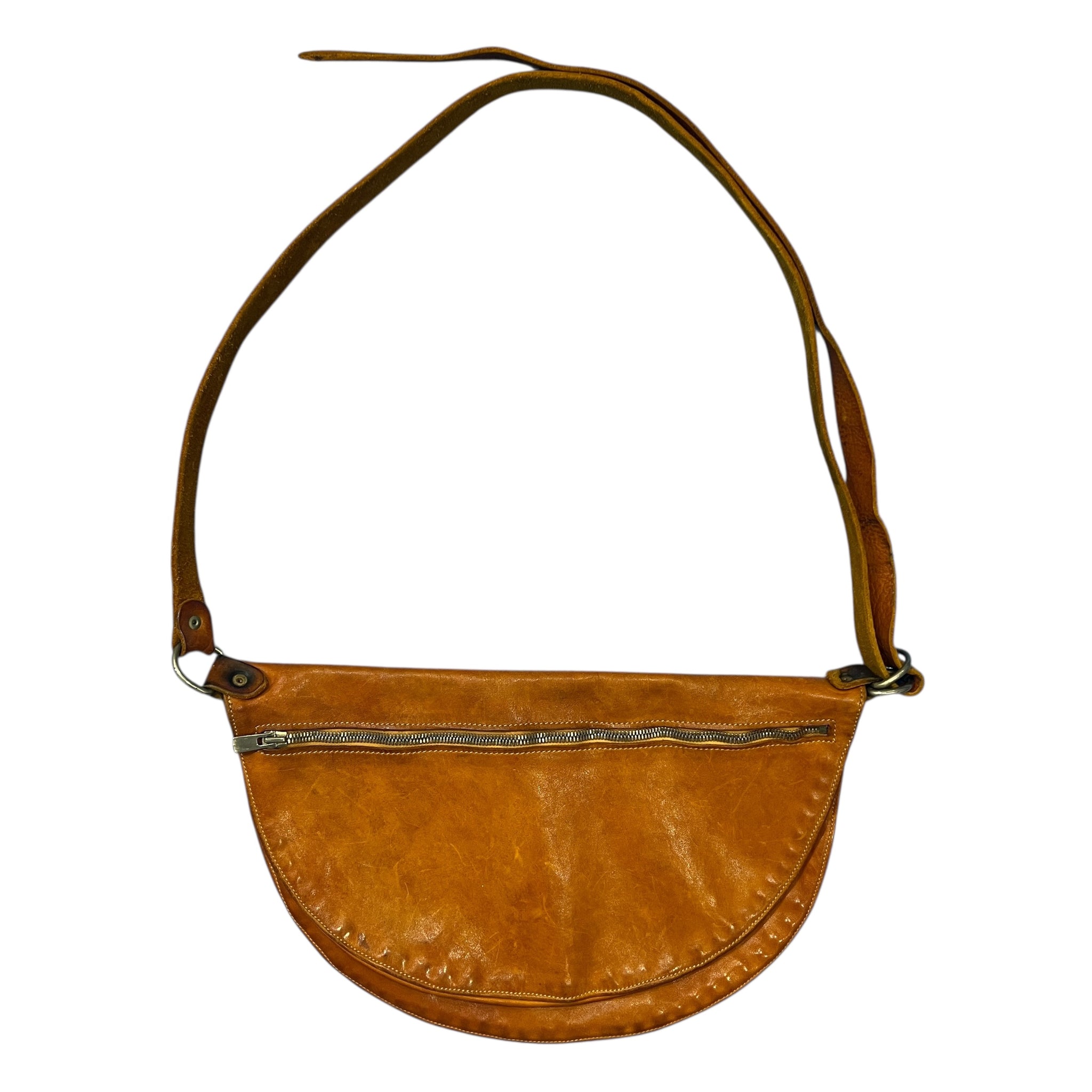 GUIDI Grain Leather Shoulder Bag