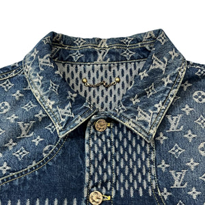 LOUIS VUITTON 2020AW × NIGO Giant Damier Waves Monogram Denim Jacket