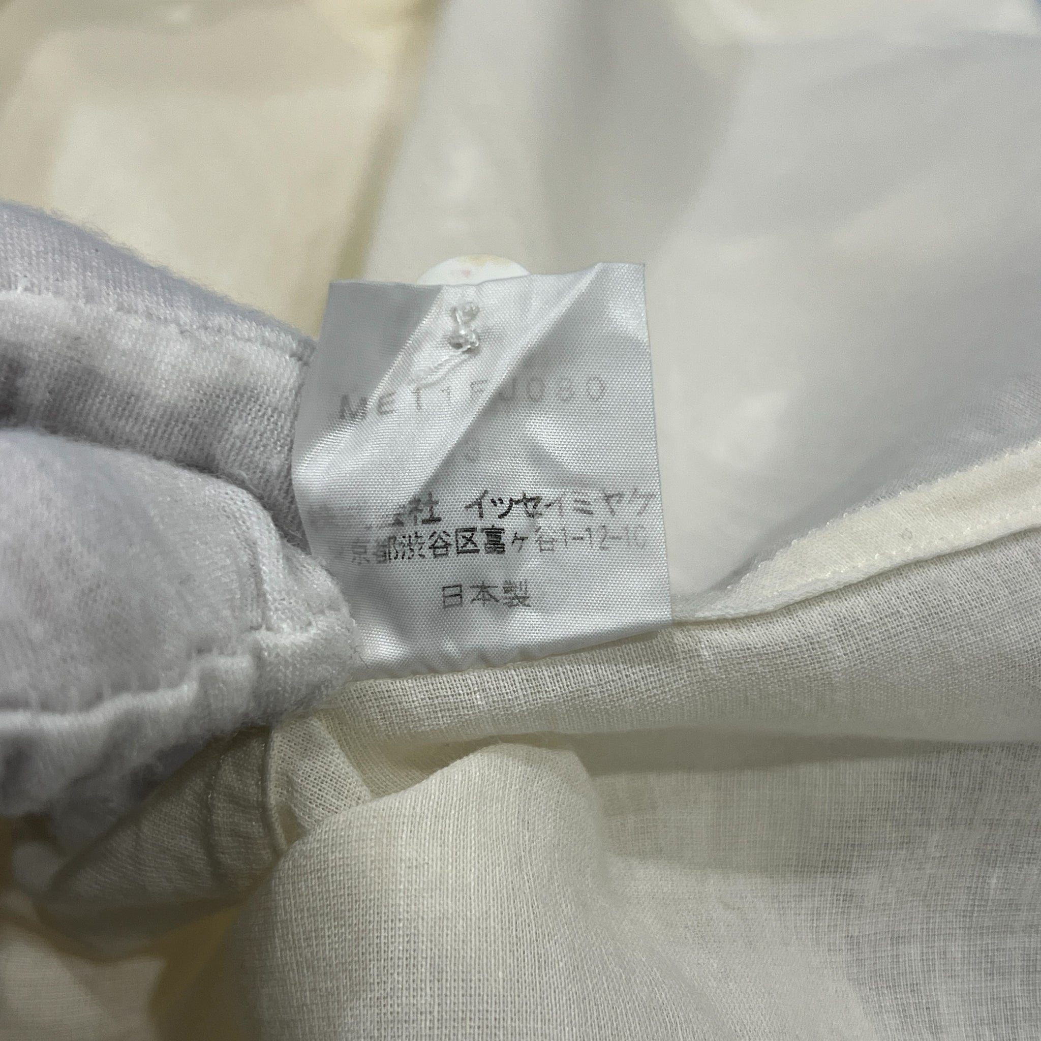 ISSEY MIYAKE 2001SS Translucent Sheer Short Sleeve Shirts