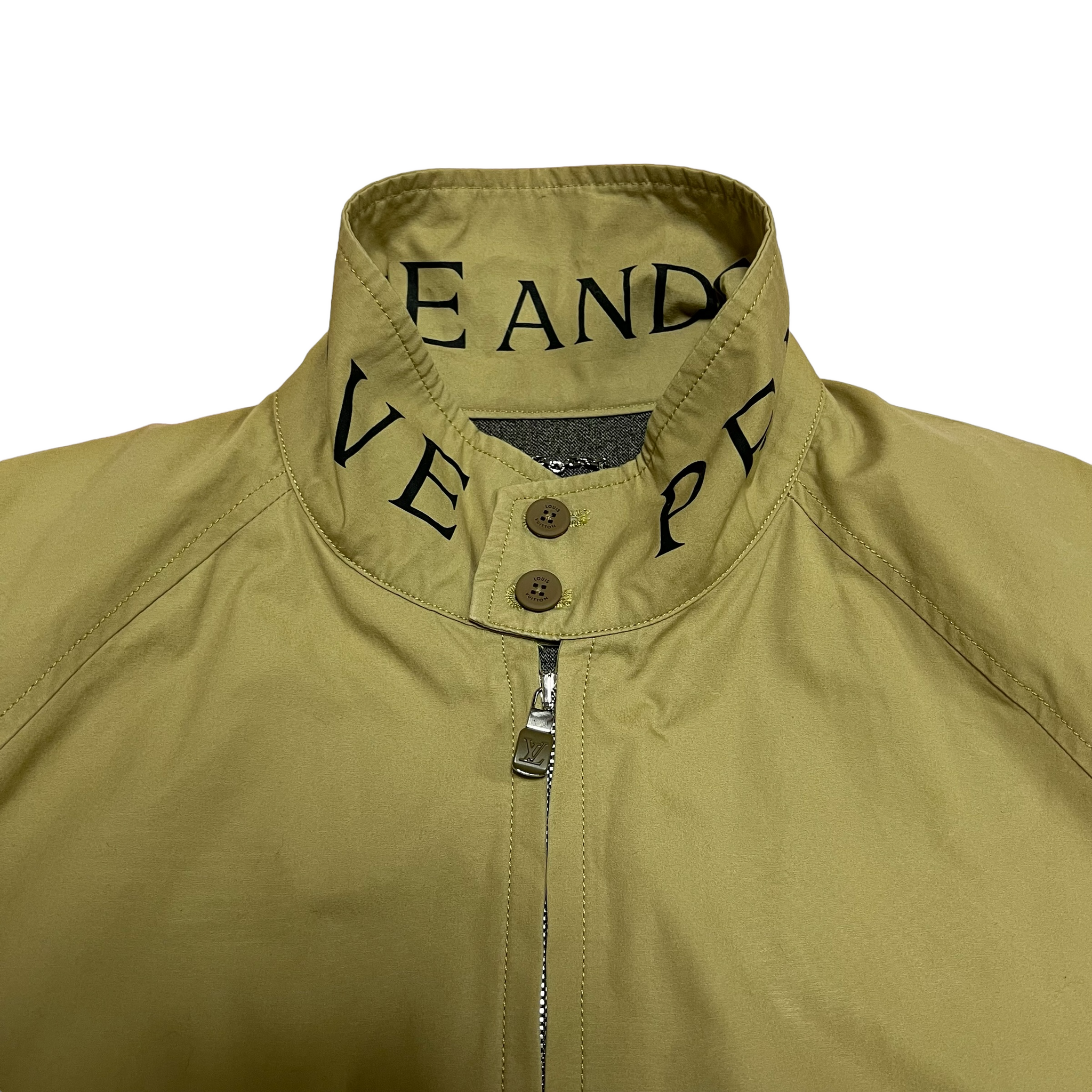 LOUIS VUITTON 2018AW KIM JONES PEACE AND LOVE HARRINGTON JACAKET