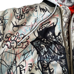 MOWALOLA Graffiti Reversible Bomber Jacket M – SEVENSTARCLOTHING