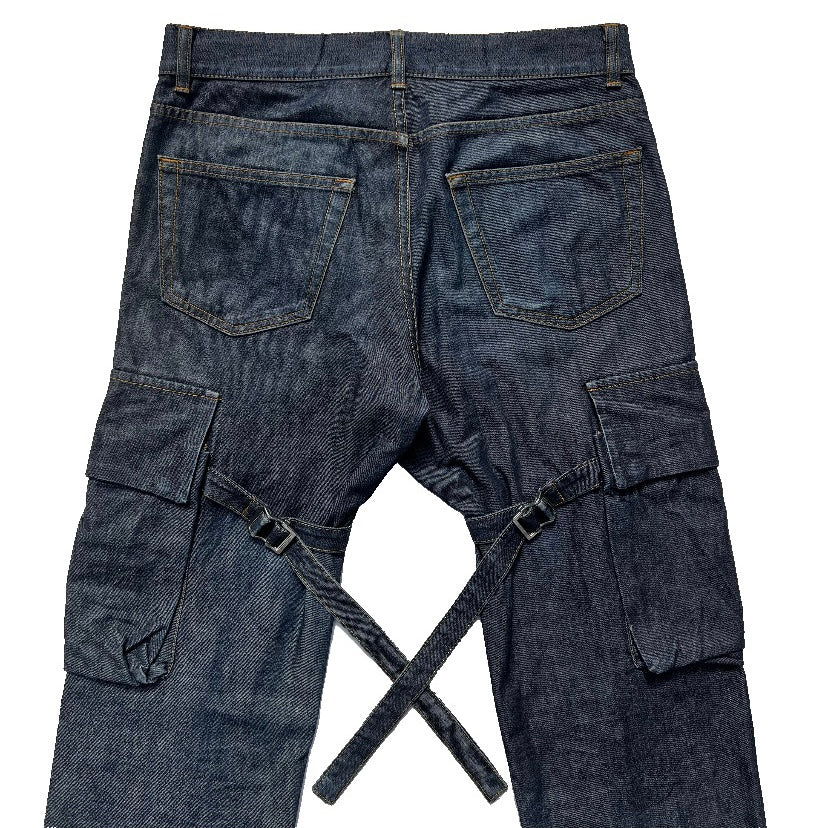 HELMUT LANG 2004SS BONDAGE CARGO JEANS