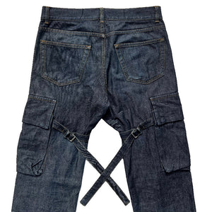 HELMUT LANG 2004SS BONDAGE CARGO JEANS