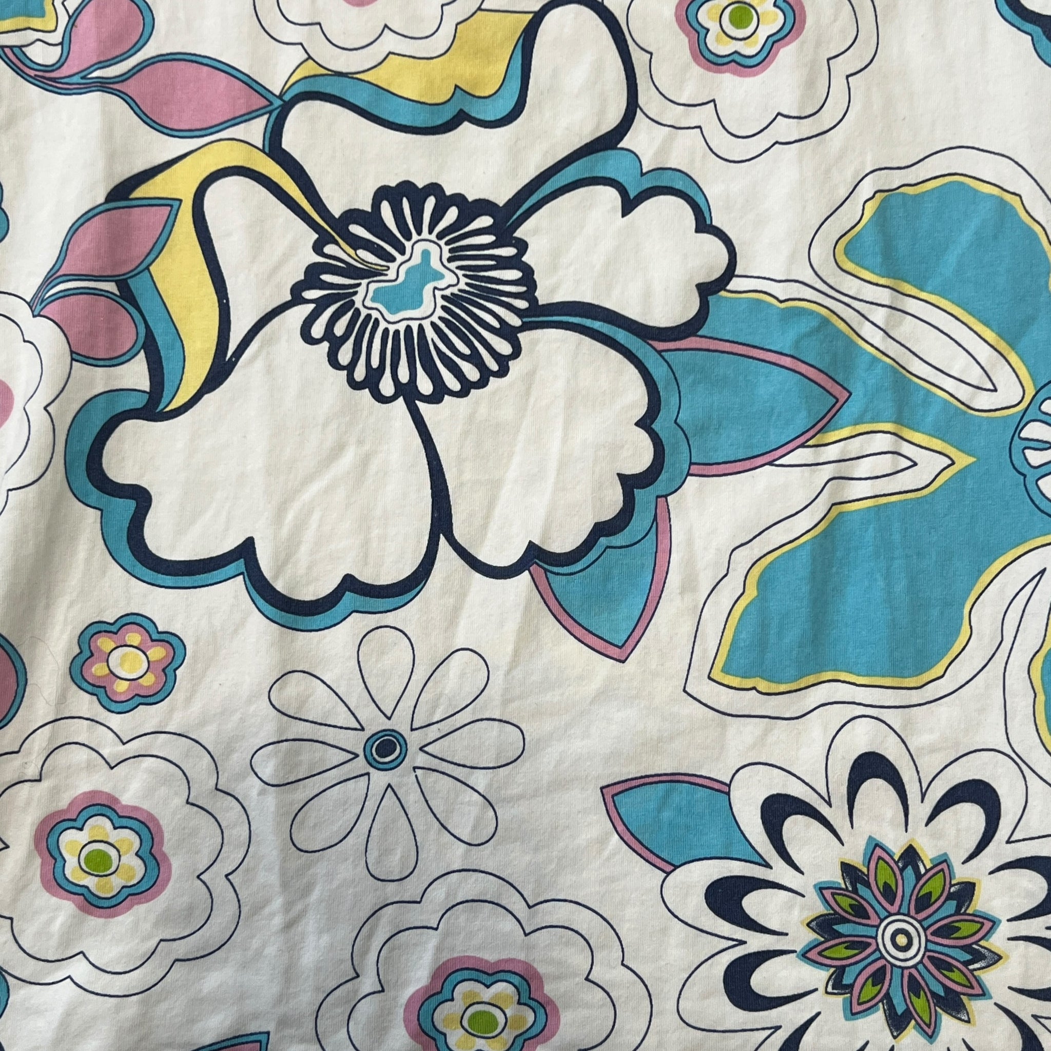 Chirstian Dior John Galliano Printed Flower T-Shirts