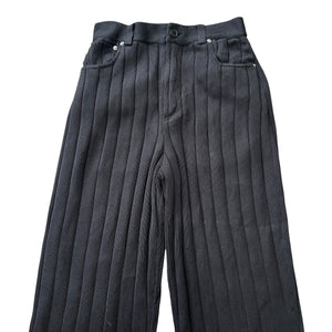 BALENCIAGA 2022SS Silk Ribs Knit Large Baggy Pants