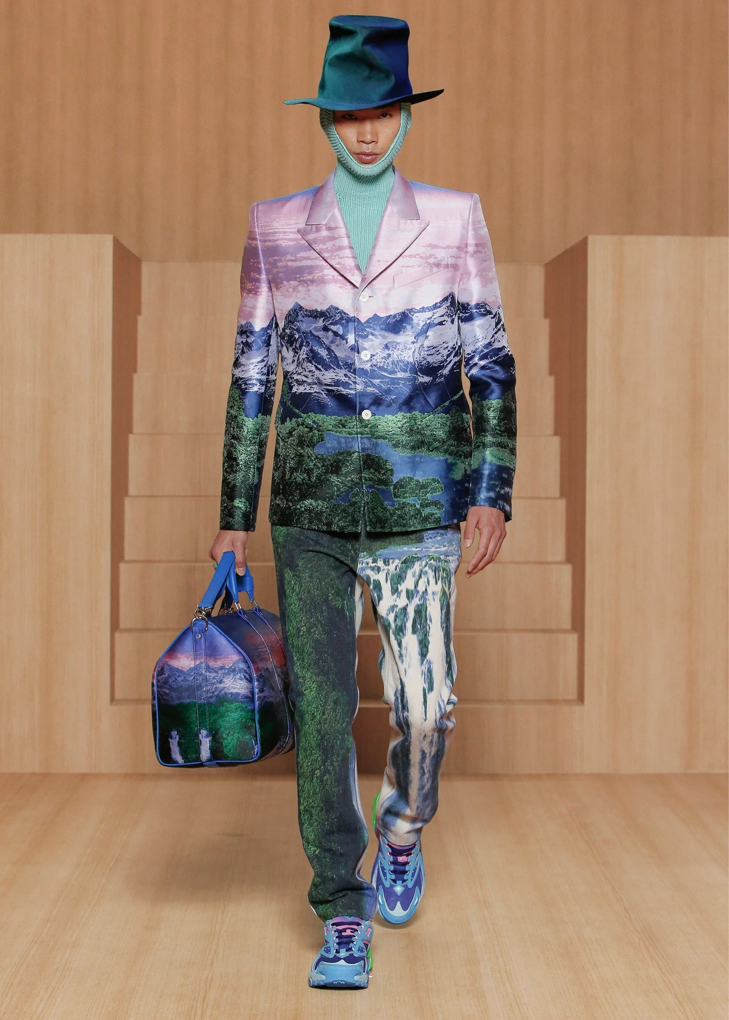 LOUIS VUITTON ×VIRGIL ABLOH 2022SS LANDSCAPE DENIM PANTS