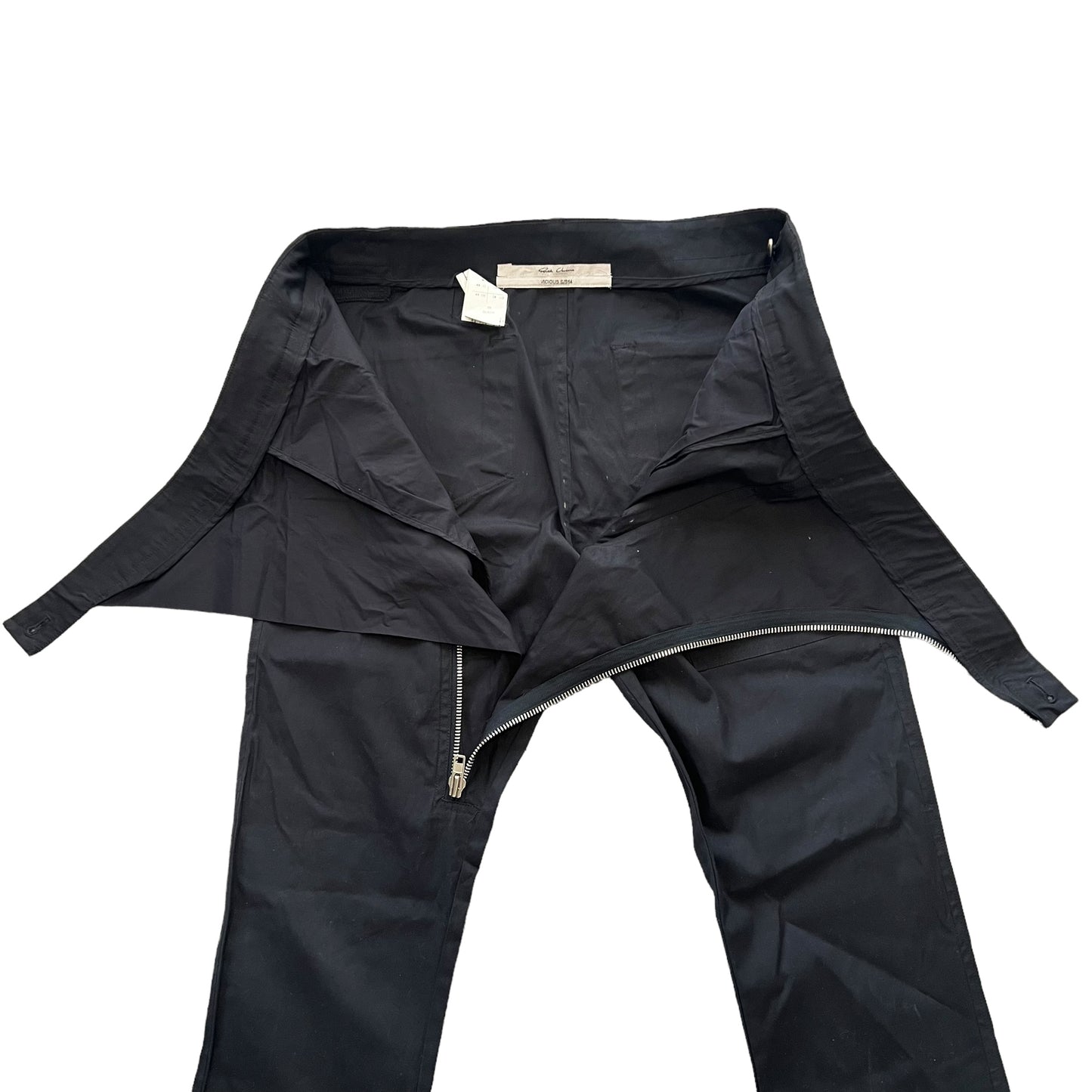 RICK OWENS 2014SS VICIOUS COTTON AIR CUT PANTS