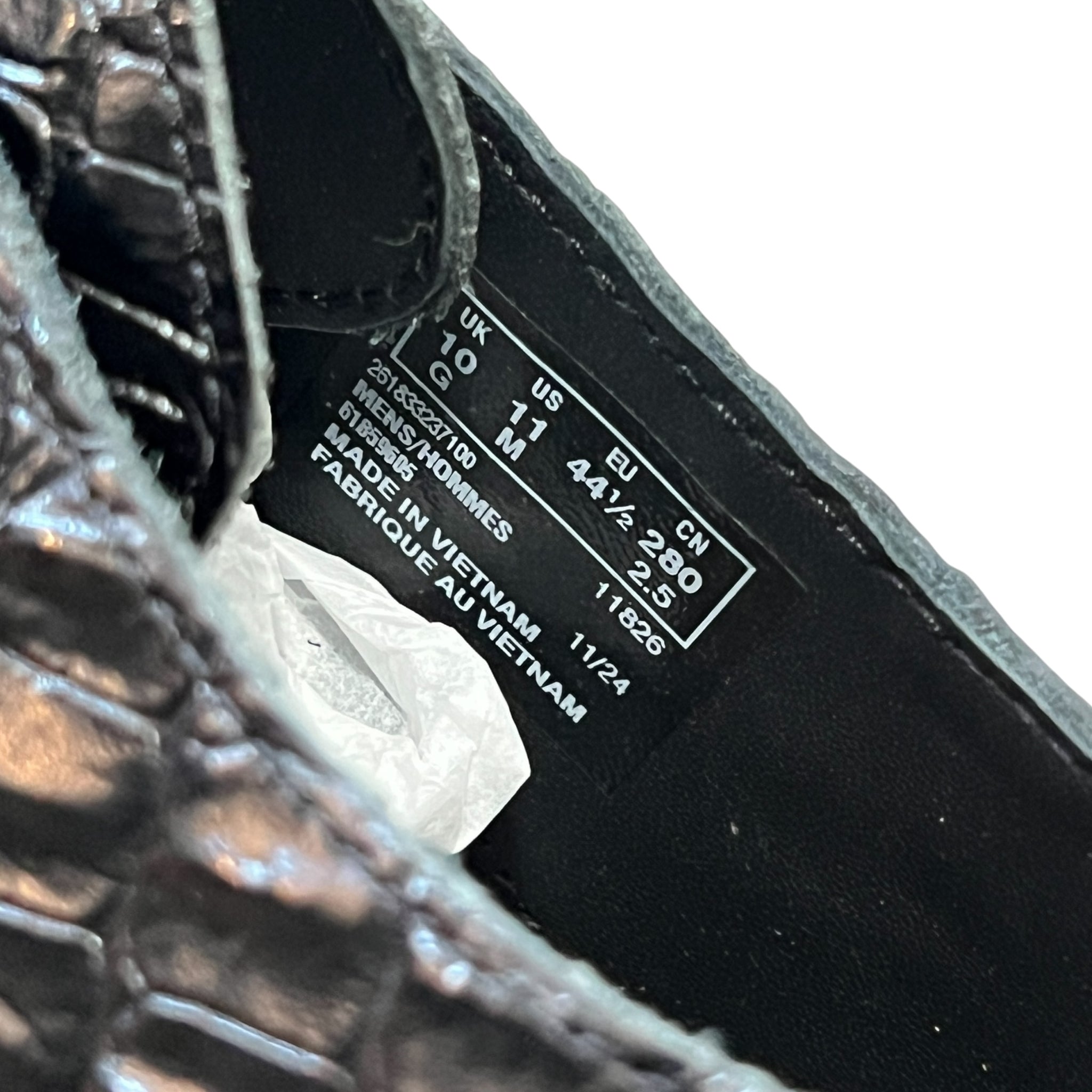 MARTINE ROSE for Clarks "Coming Up Roses" Crocodile Derby
